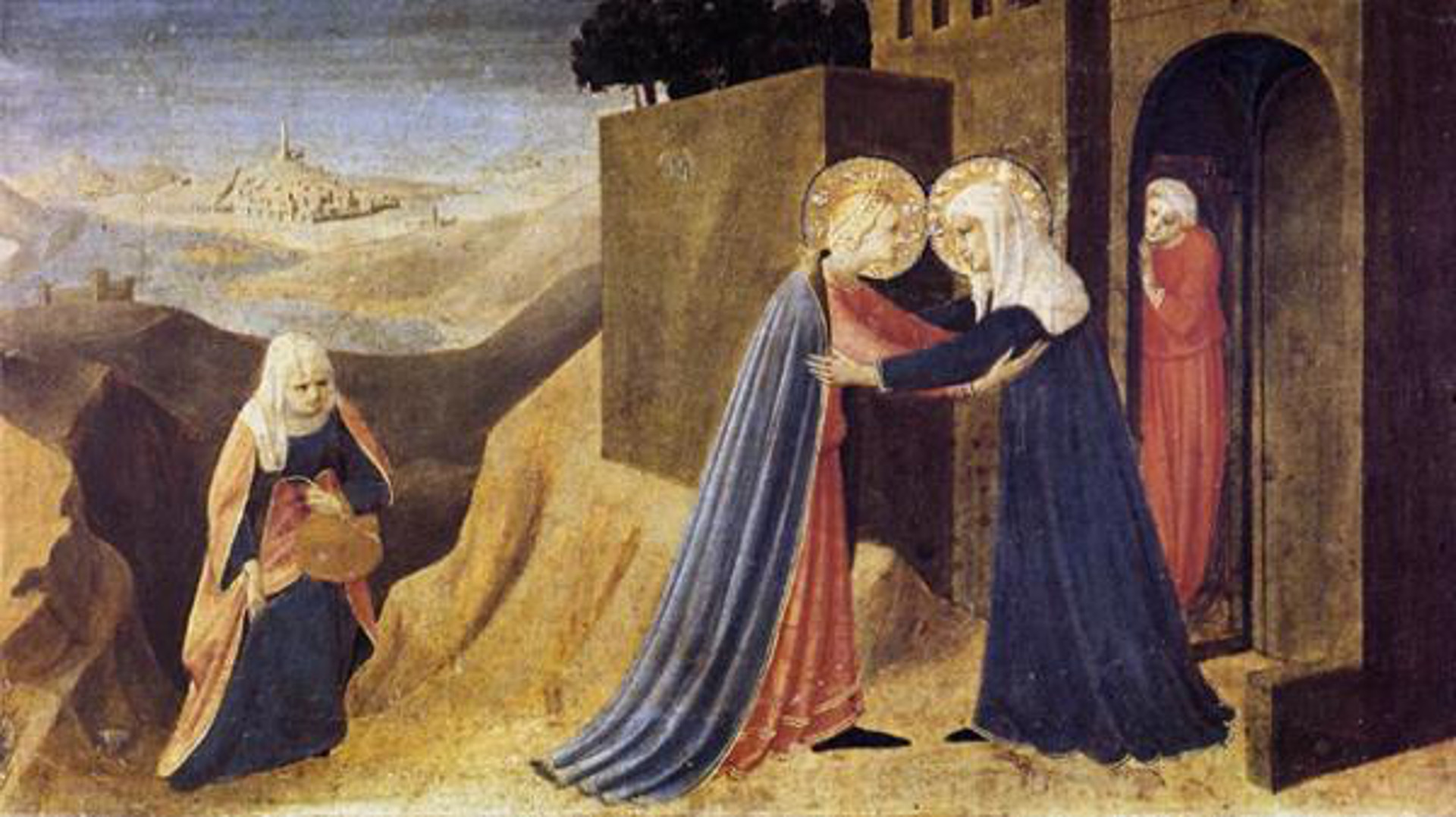 Fra Angelico: Visitation (Musée diocésain de Cortona / Photo: Wikimedia Commons)
