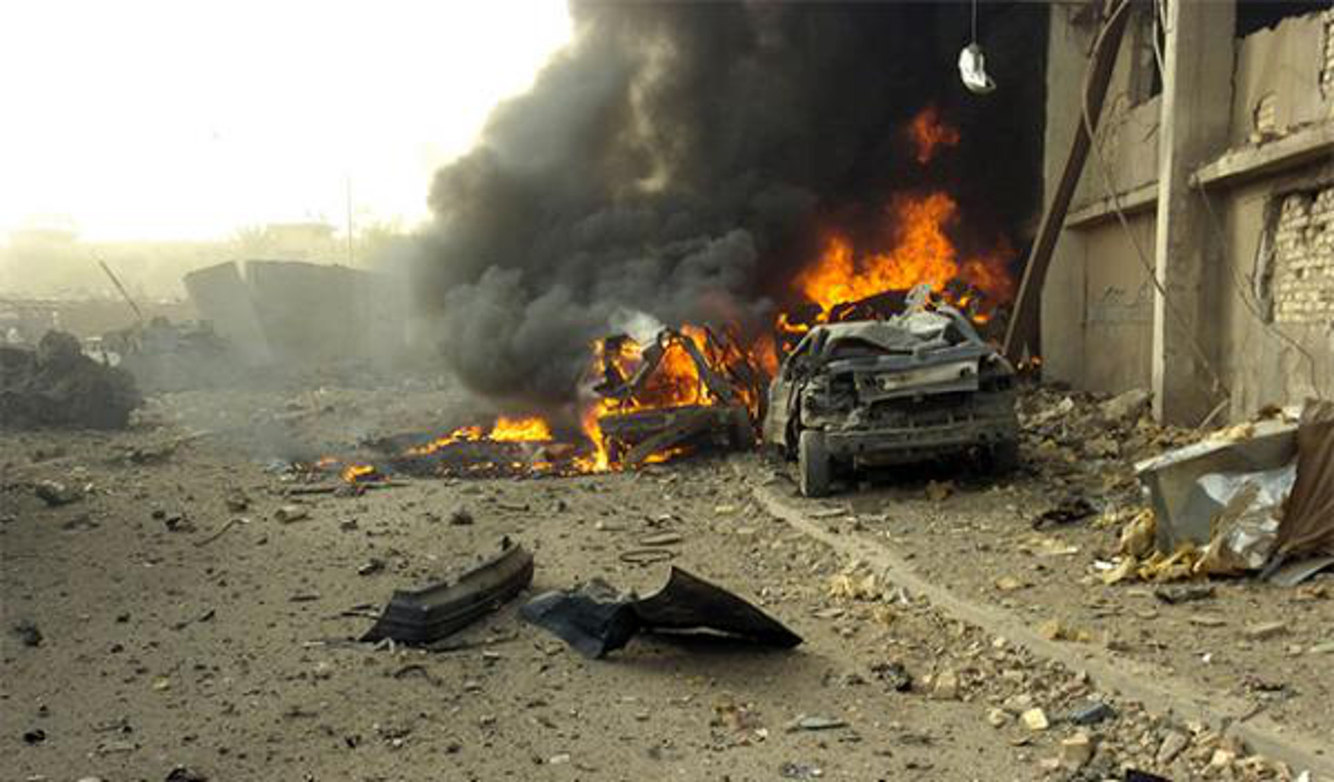 Attentat à la voiture piégée, Bagdad août 2006 (Photo: Wikimedia commons)
