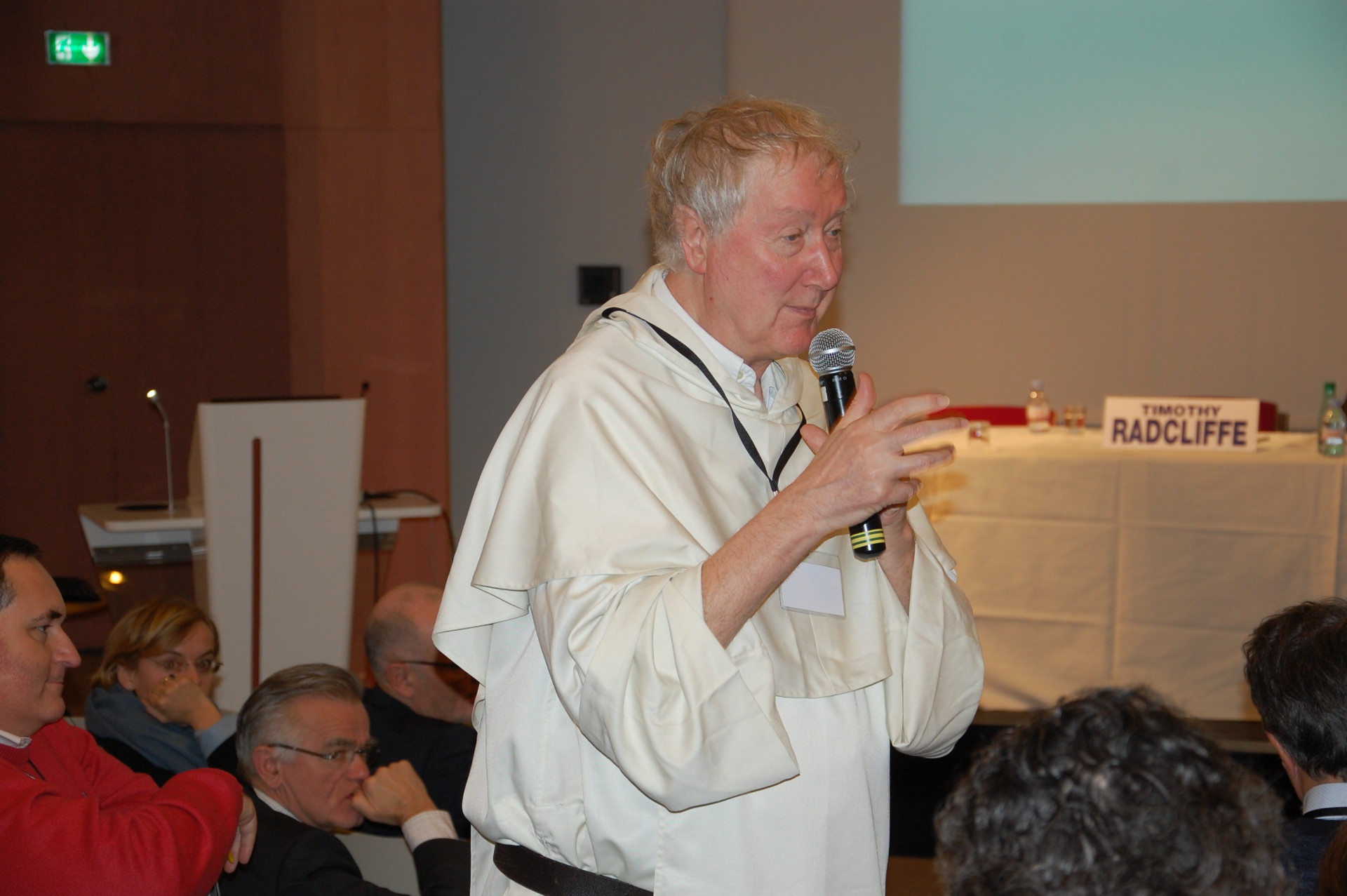 Frère Timothy Radcliffe aux 19èmes Journées d'Etudes François de Sales, à Annecy (Photo: Jacques Berset) 