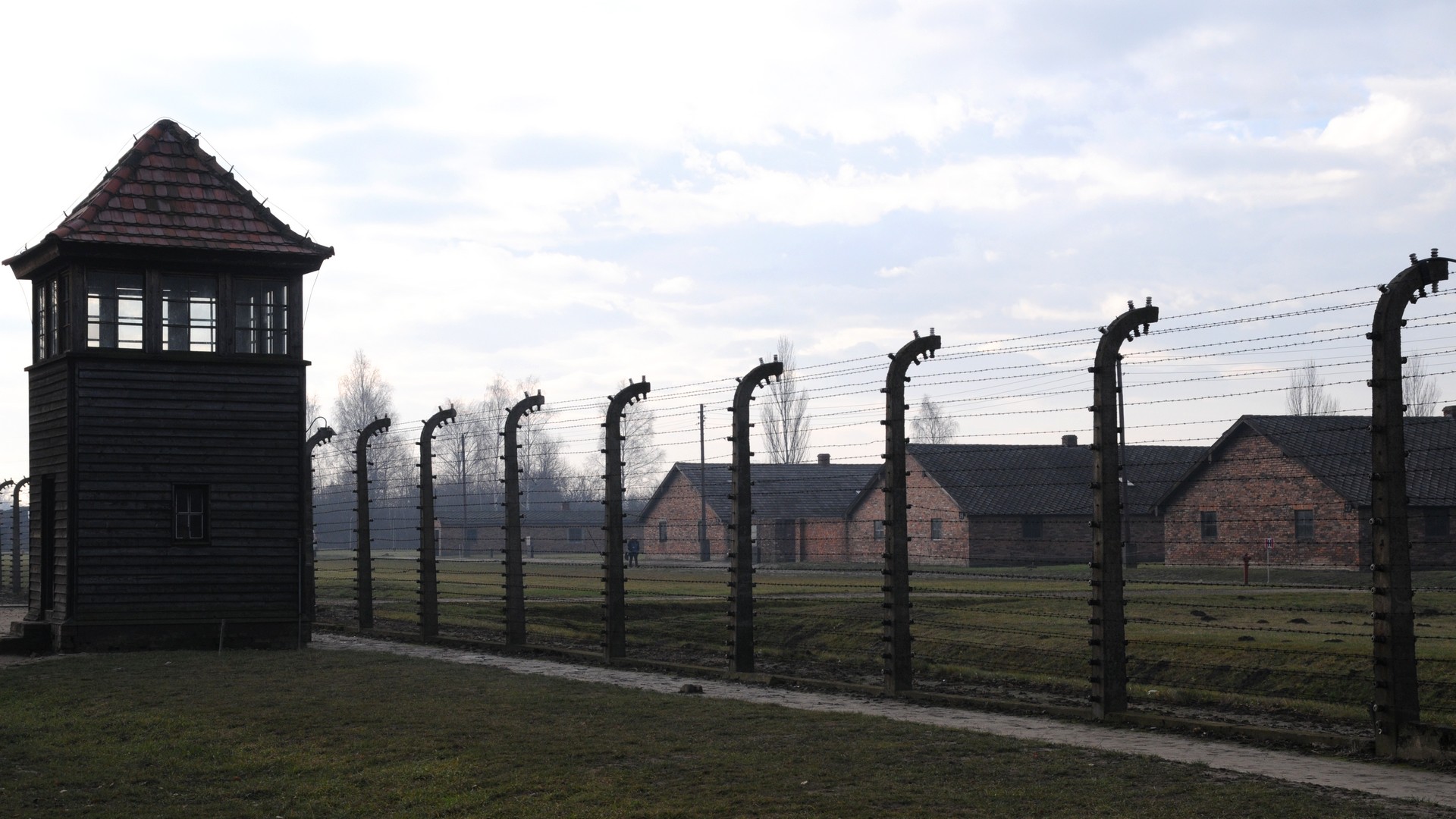 Le camp de concentration d'Auschwitz (photo Maurice Page) 