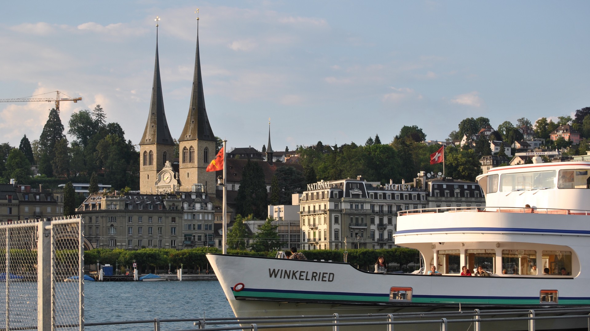 La collégiale Saint-Léger de Lucerne (photo Maurice Page) 
