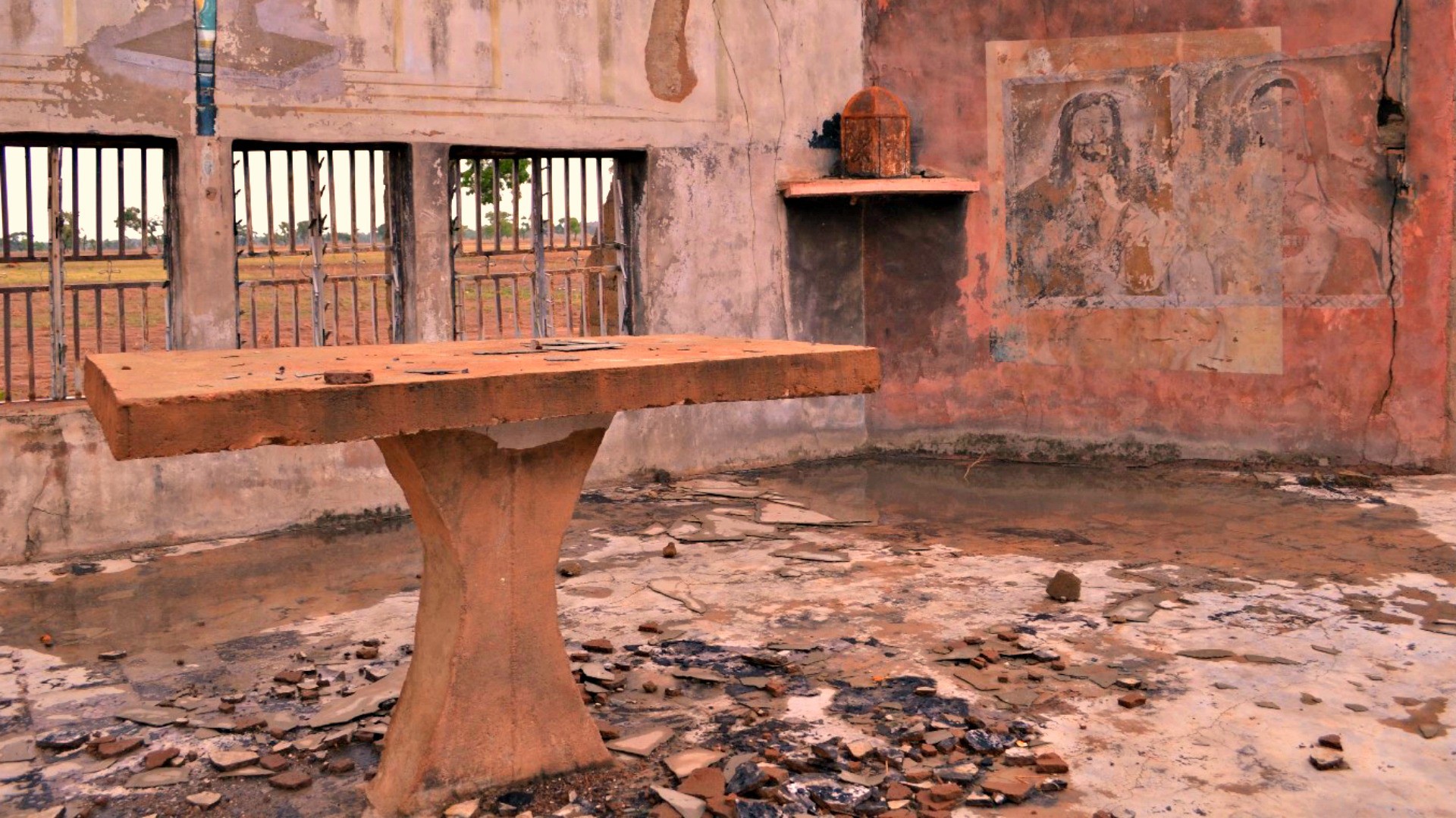 Nigeria L'église Saint-Joseph détgruite par Boko Haram (Photo: Aide à l'Eglise en Détresse)