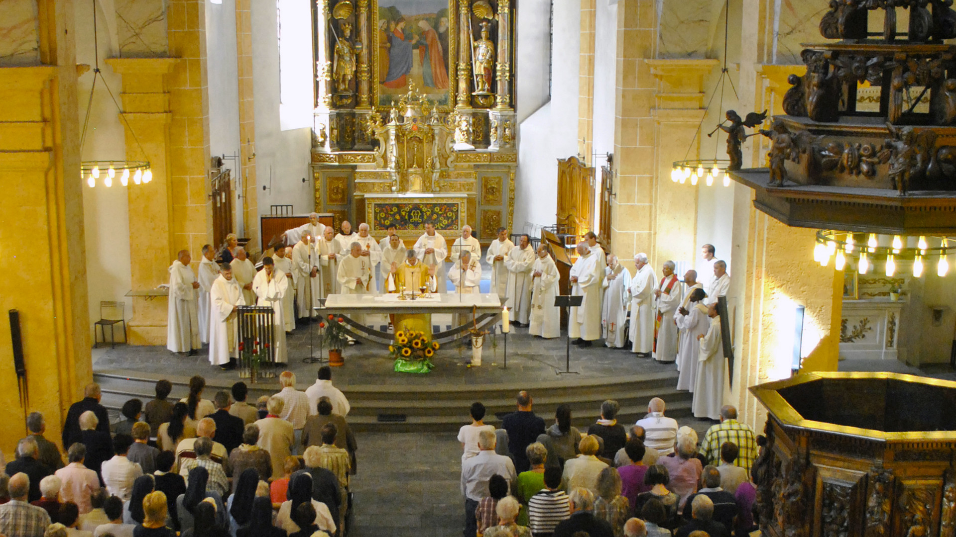 La communauté du Saint-Bernard (Photo: Pierre Pistoletti, août 2014)