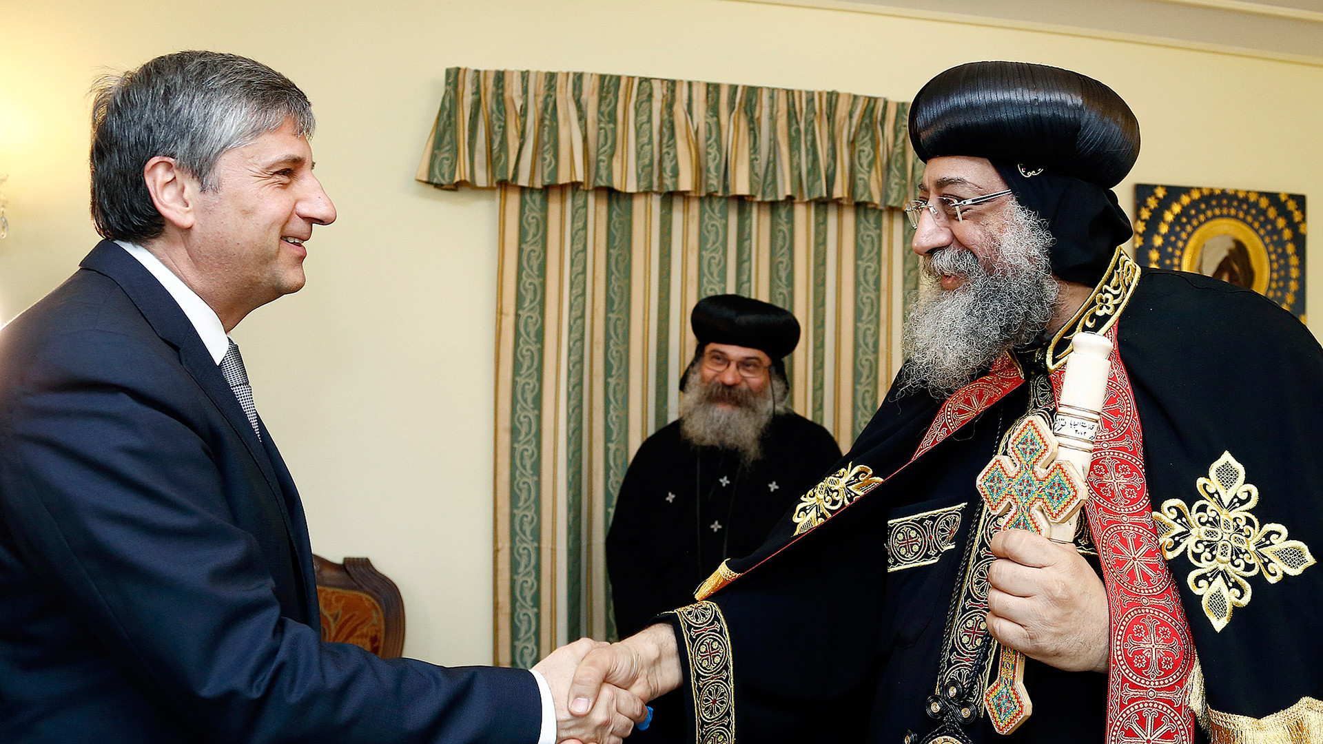 Le pape copte orthodoxe Tawadros II (Photo: Flickr/minoritenplatz8/cc).