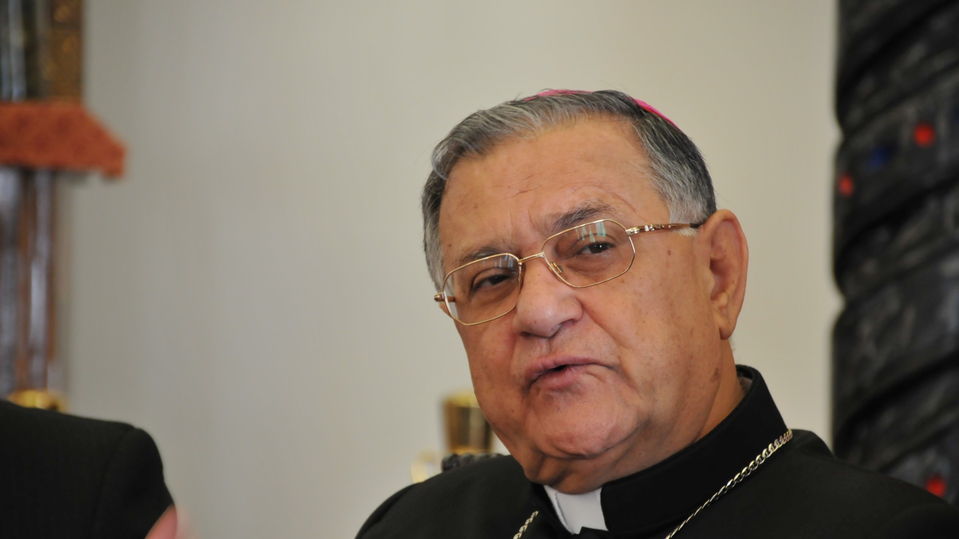 Mgr Fouad Twal, patriarche latin de Jérusalem (photo Maurice Page) 