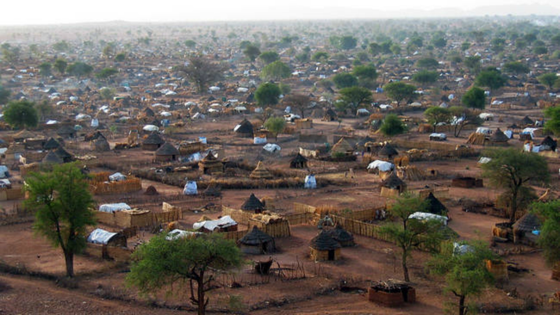 La ville d'Habila, dans la province soudanaise du Darfour Occidental  (IPhoto: MSF)