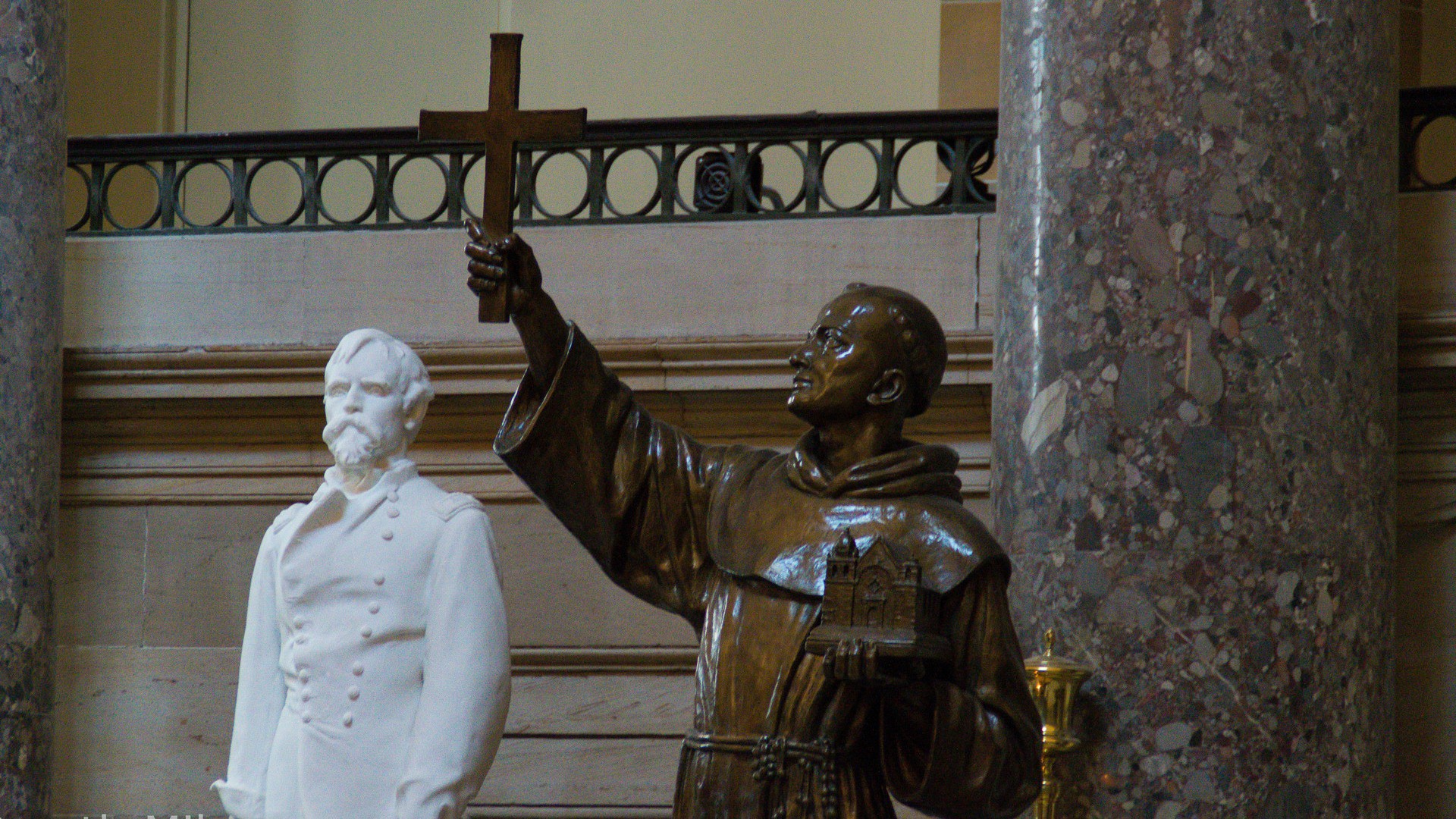La statue du missionnaire espagnol Junipero Serra, au Capitole (Photo:mrgarethm/Flickr/CC BY 2.0)