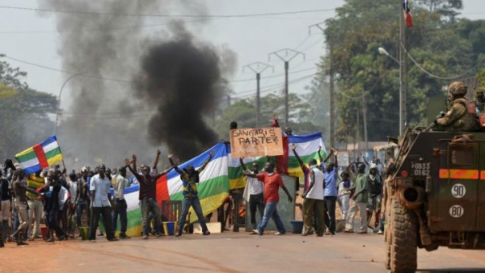 Scène de violence en République centrafricaine (Image: Témoignage Chrétien)
