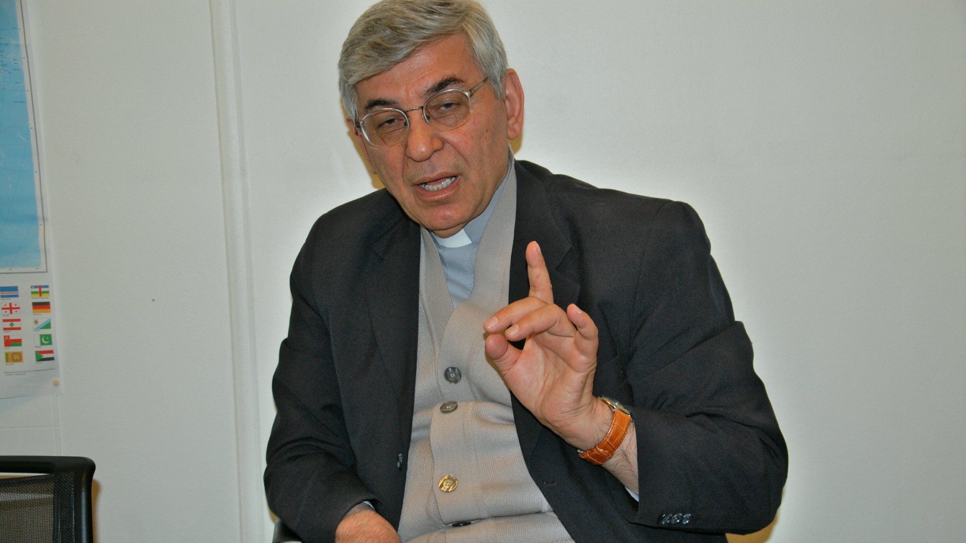 Mgr Ramzi Garmou, archevêque chaldéen catholique de Téhéran  (Photo: Jacques Berset) 