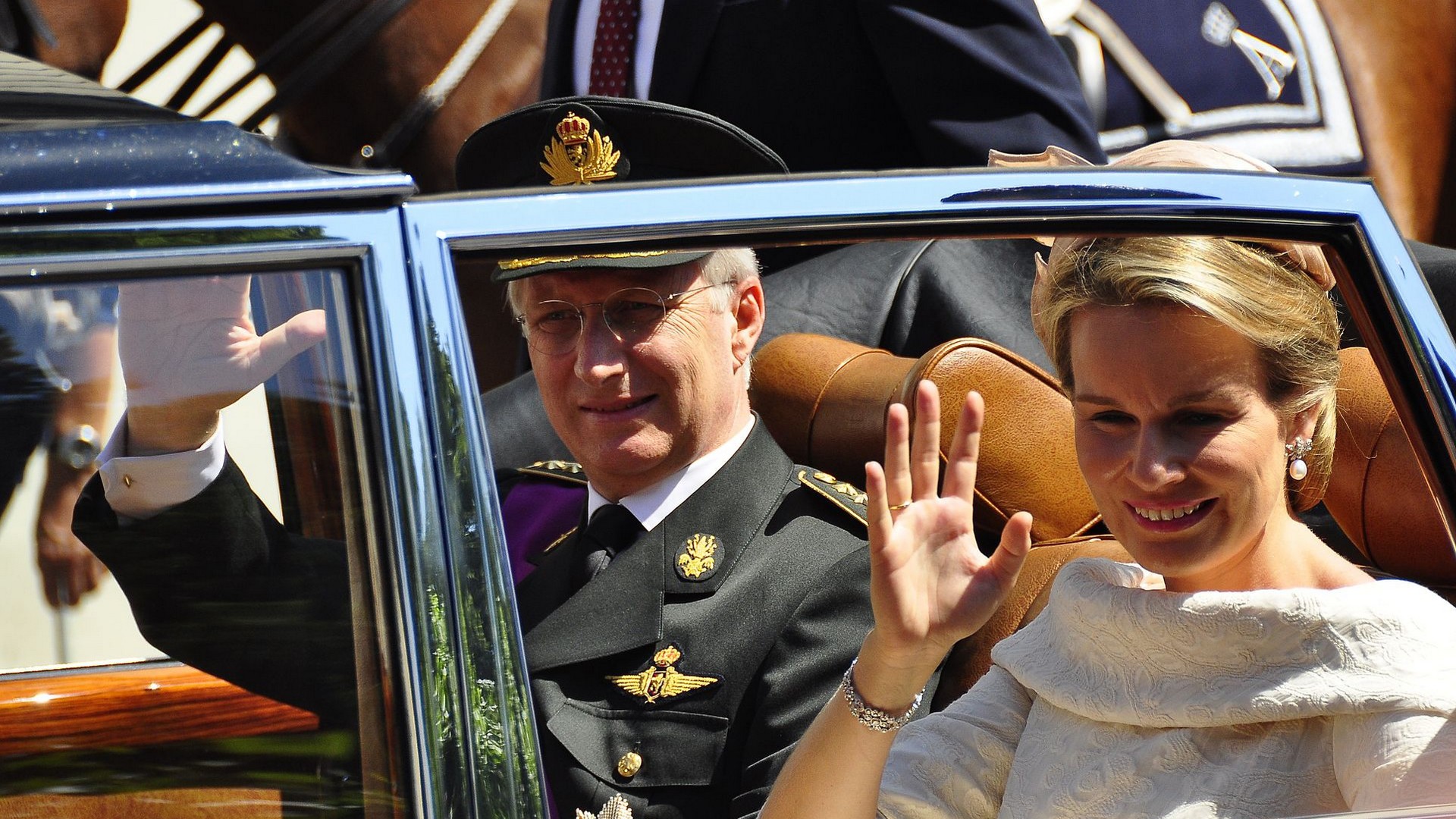Le roi des Belges Philippe et la reine Mathilde (photo wikimedia commons Michael Thaidigsmann CC BY 3.0)