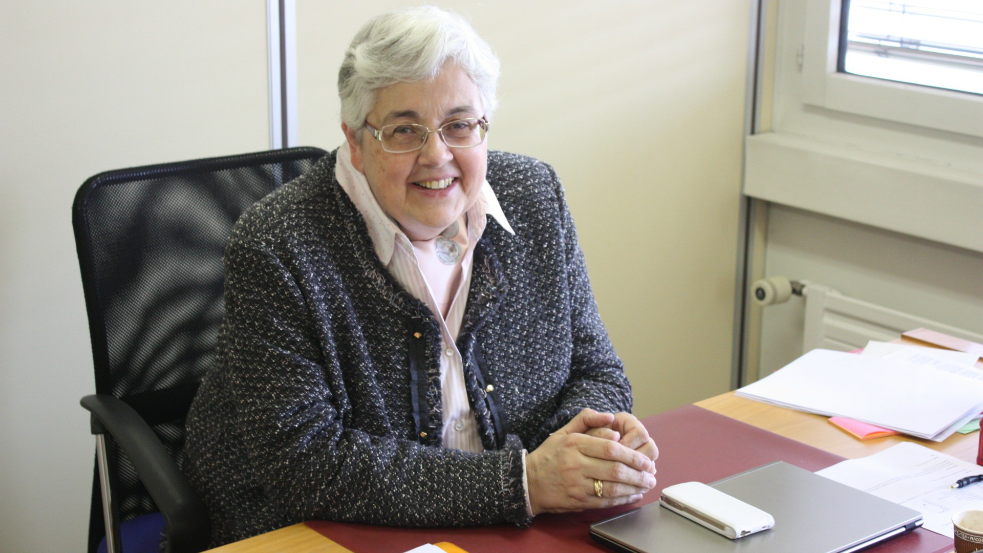 Evelyne MAurice, responsable du dicastère Formation et Ressources en Pastorale (FRP) dans le canton de Fribourg (Photo: Bernard Bovigny)