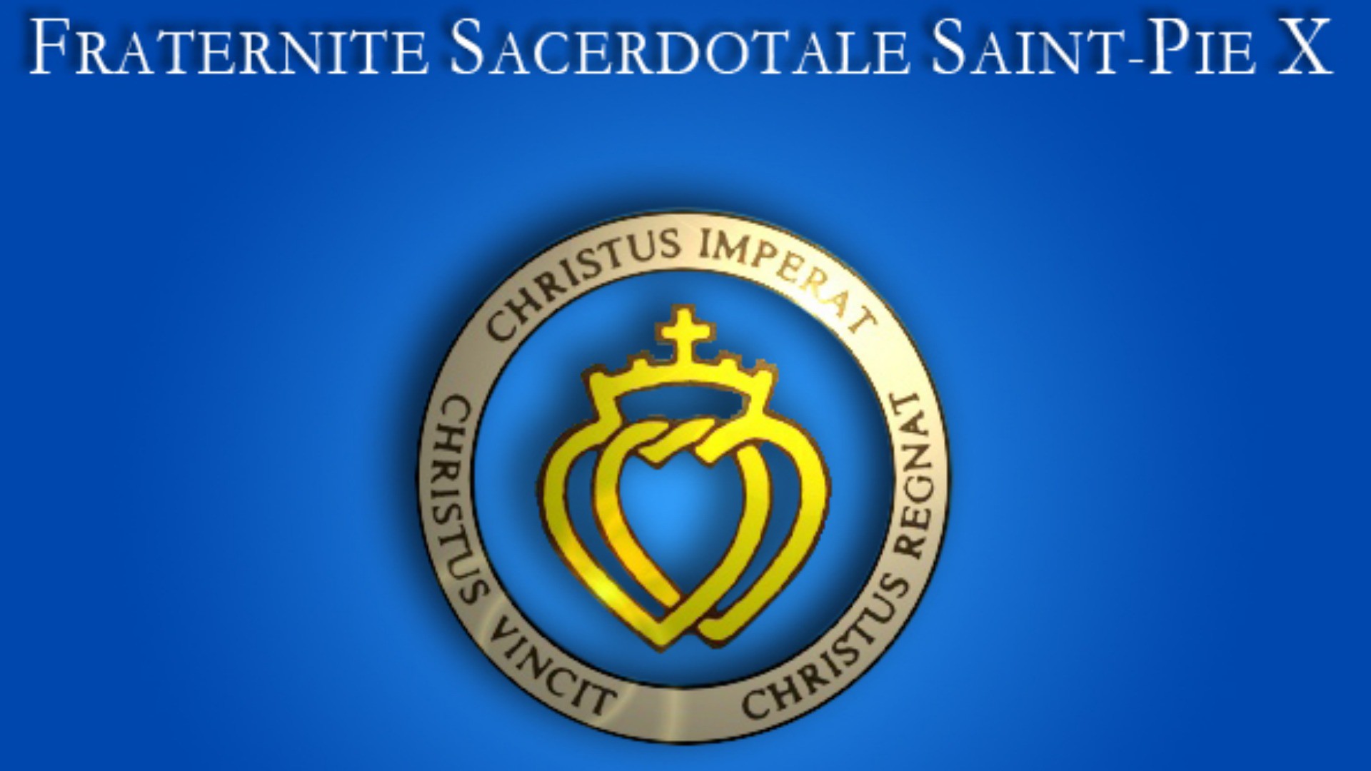 Logo de la Fraternité sacerdotale Saint-Pie X