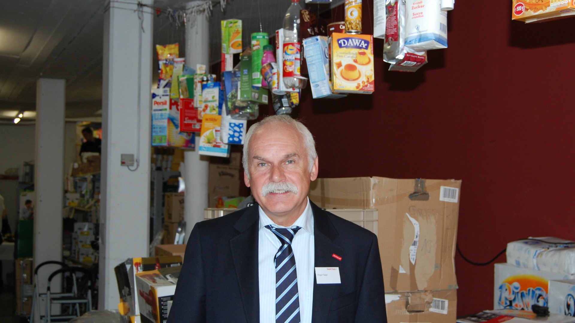 Les Epiceries Caritas se réjouissent d'avoir augmenté leur chiffre d'affaires (ici Hugo Fasel, directeur de Caritas Suisse. Photo:Jacques Berset/2010)