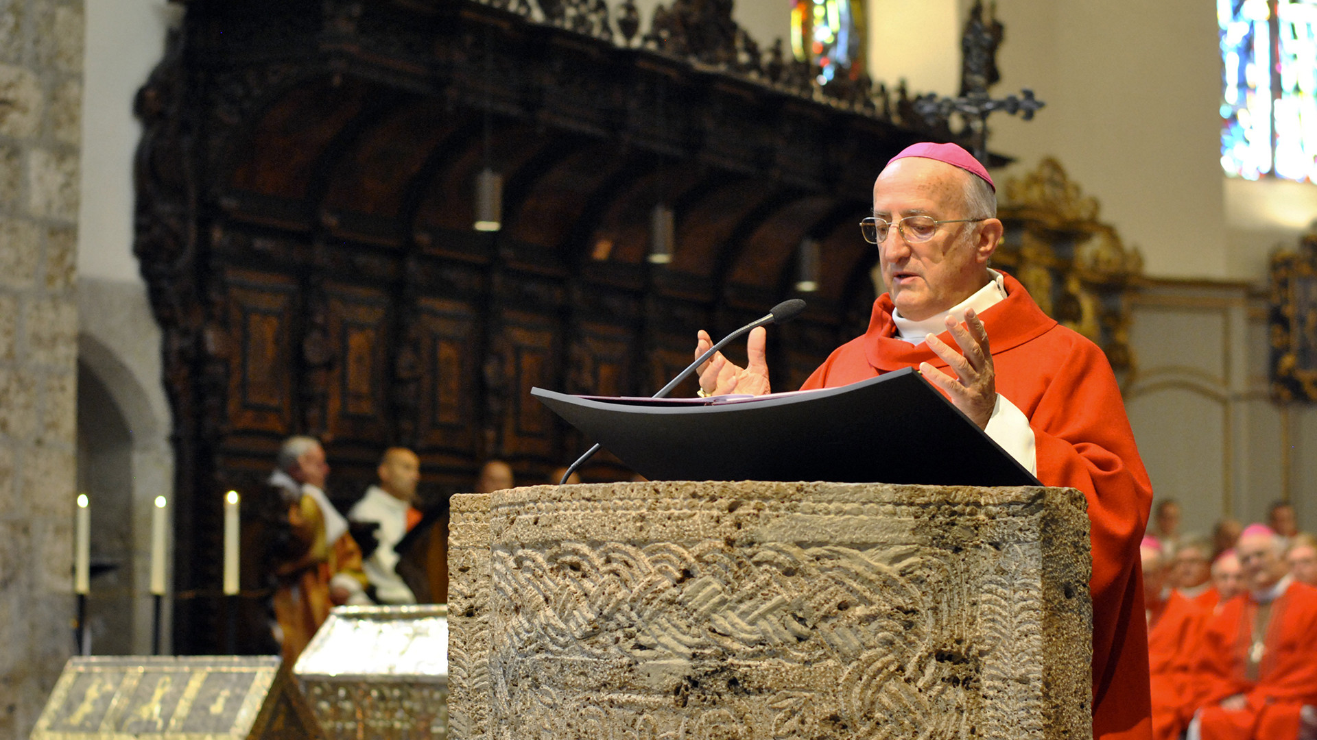 Le pape François a accepté la démission de Joseph Roduit, abbé de Saint-Maurice (Photo: Pierre Pistoletti)