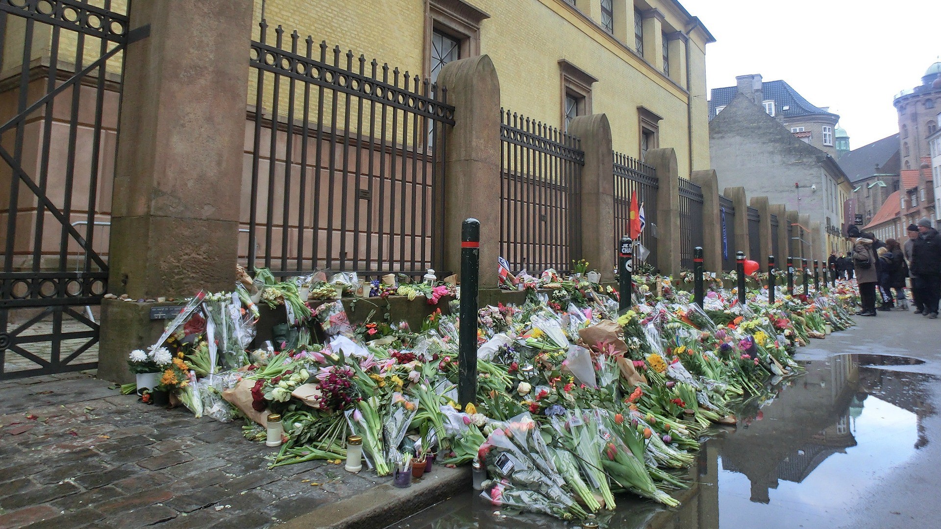 L'attentat contre la synagogue de Copenhague, le 15 février 2015, avait provoqué l'indignation des Danois (Photo:Kim Bach/Flickr/CC BY-SA 2.0)