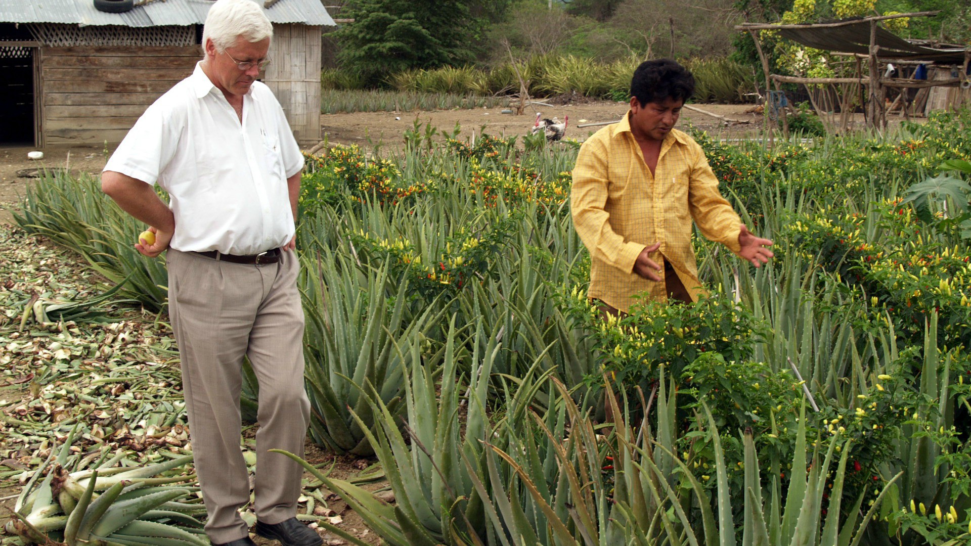 Mgr Bertram Wick, évêque de Santo Domingo en Equateur et fondateur de la ligne de cosmétiques Colonche (Image:  www.coloncheline.ch)