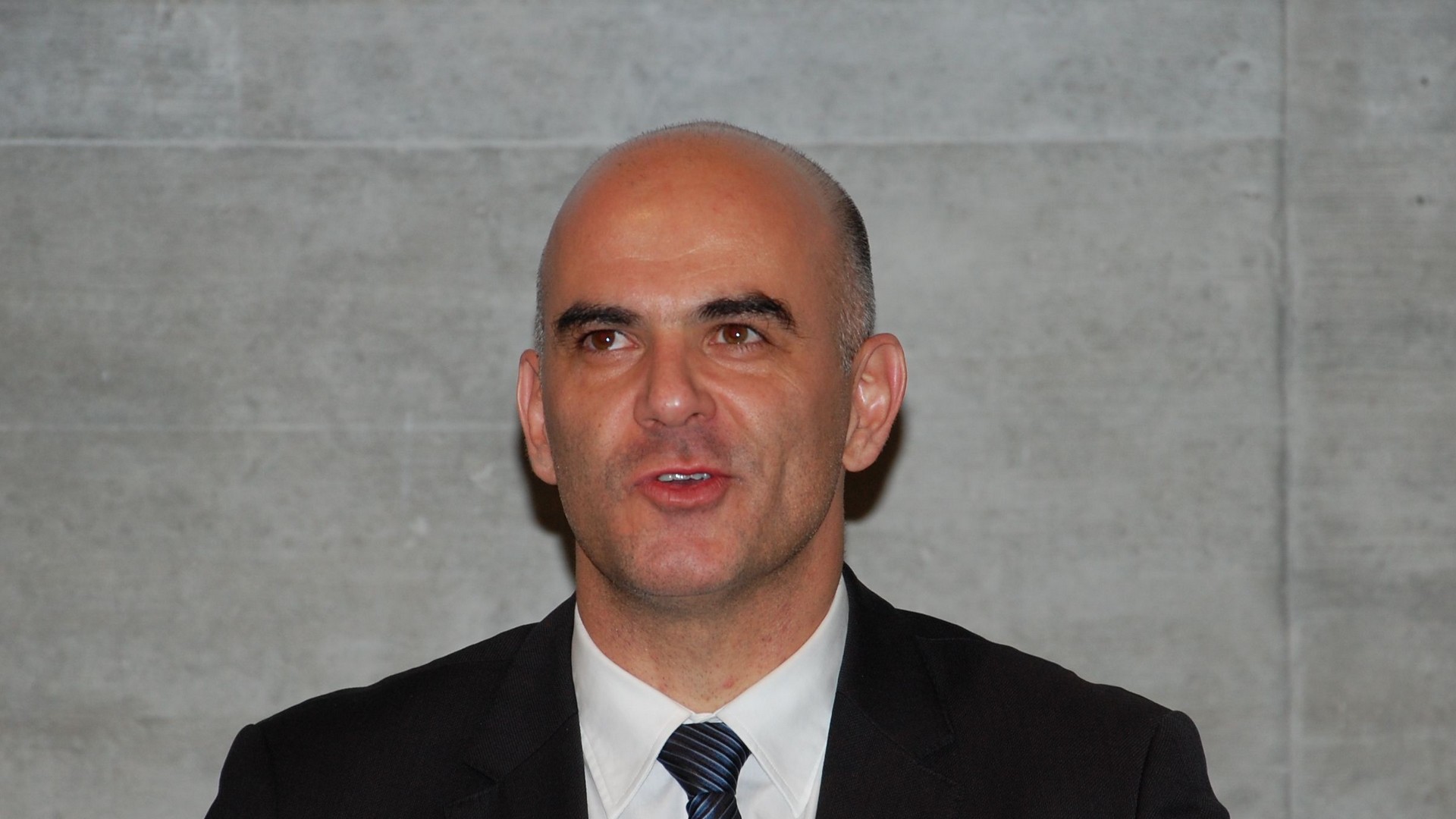 Le Conseiller fédéral Alain Berset, chef du Département de l'Intérieur (DFI) (photo Jacques Berset) 