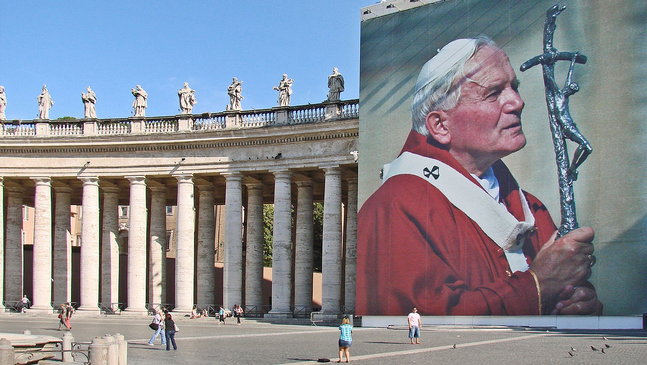 Le pape Jean Paul II (photo Flickr Dalbera CC BY 2.0)