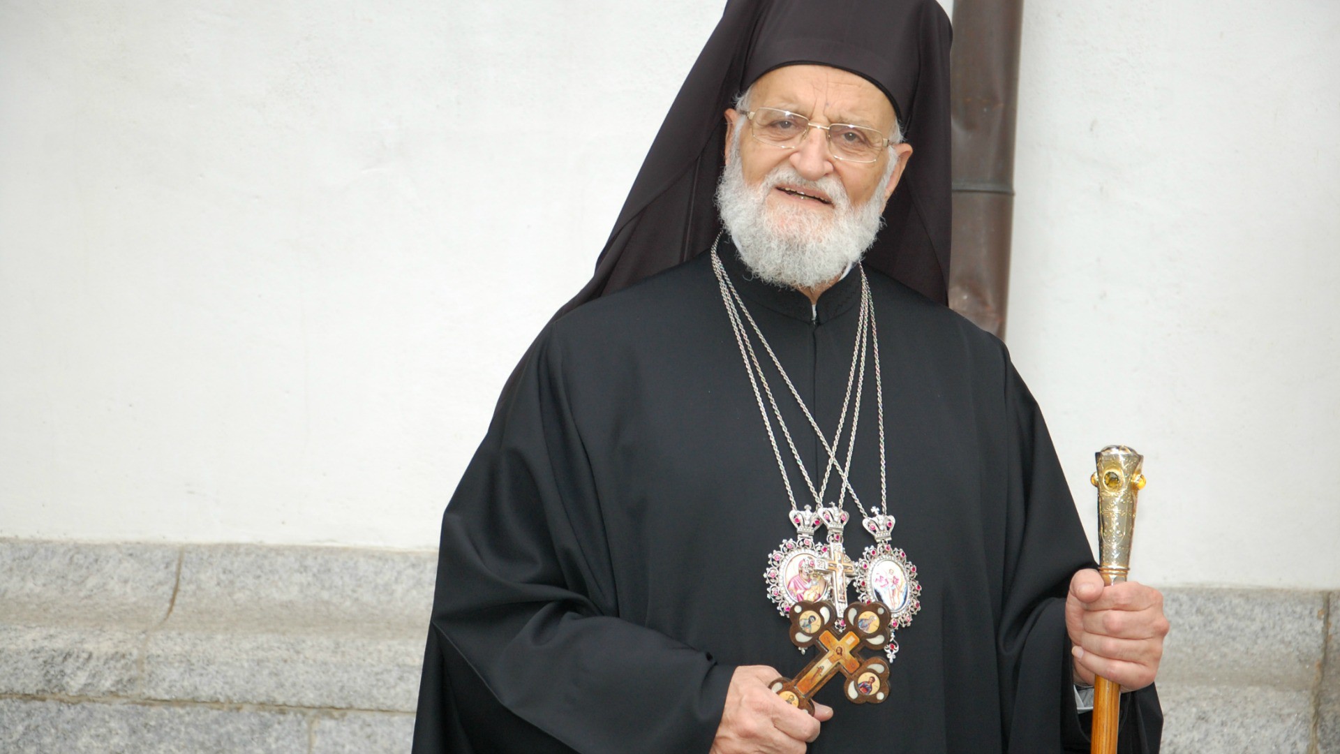 Syrie Patriarche Grégoire III Laham, chef de l'Eglise grecque-melkite catholique (Photo: Jacques Berset)
