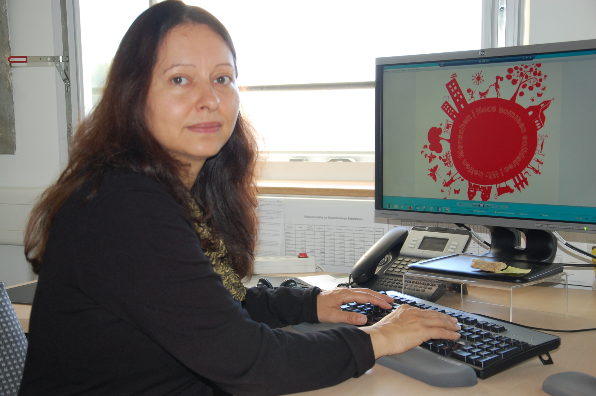 Petra Del Curto, directrice de Caritas Fribourg (Photo: Jacques Berset)