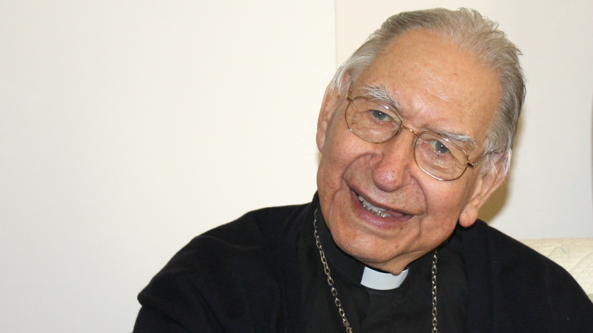 Le cardinal Cottier se réjouit de l'Année sainte de la Miséricorde (Photo:Bernard Bovigny, 2010)