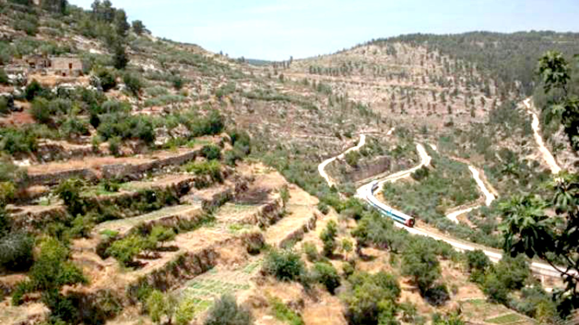 La vallée de Cremisan, près de Bethléem, menacée par un mur de séparation (Image: abouna.org)