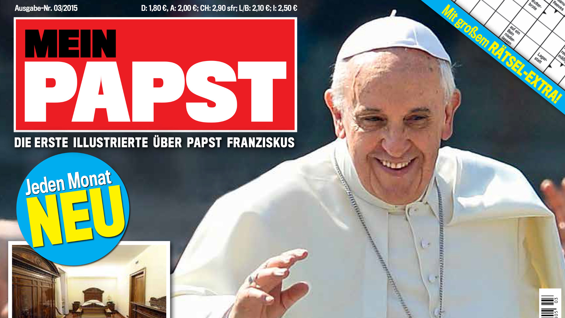 "Mein Papst", le premier magazine illustré en langue allemande consacré au pape François (photo DR) 