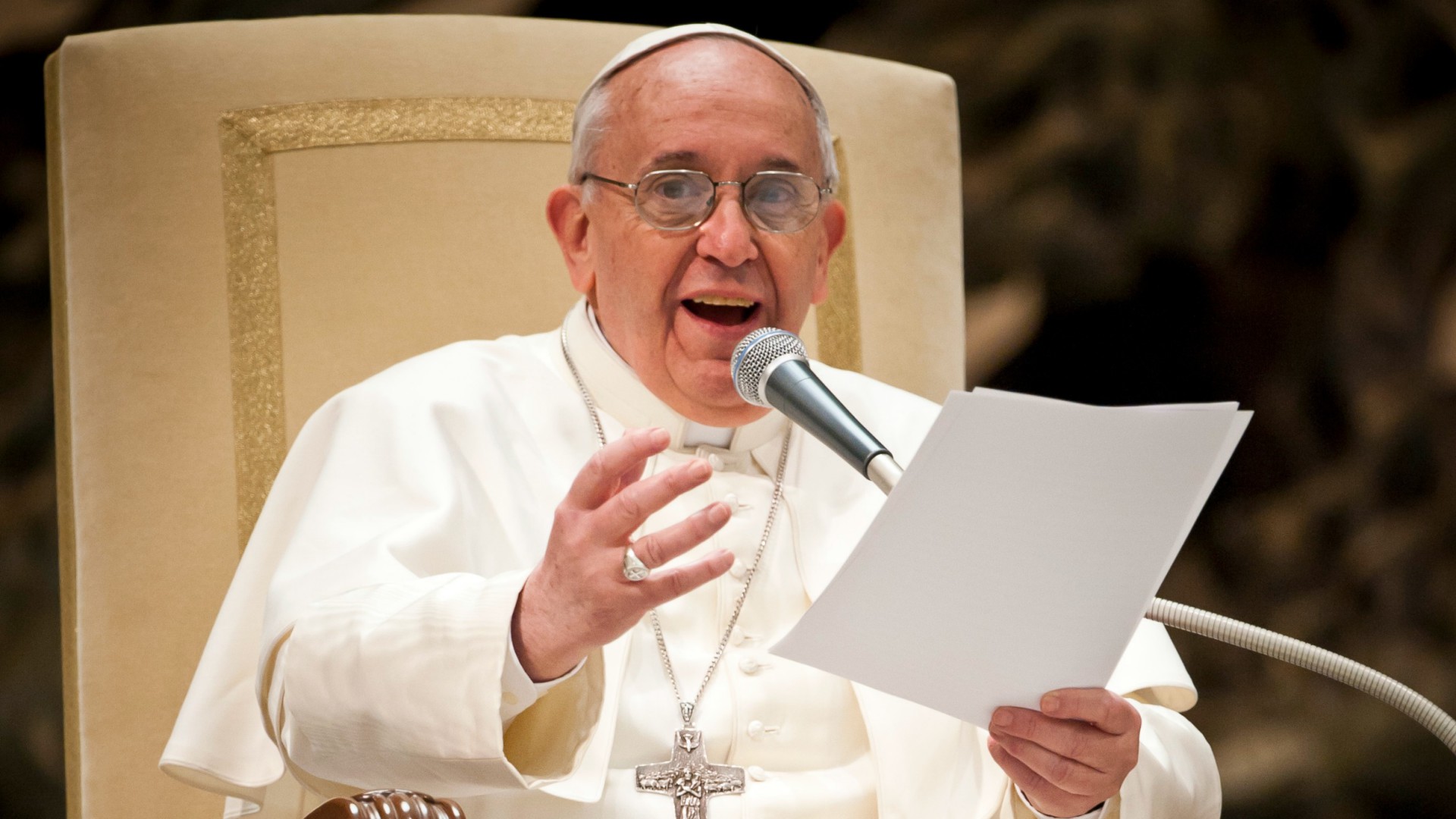 Une chanson a été composée à partir des paroles du pape François (Photo:Catholic Church of England/Flickr/CC BY-NC-SA 2.0)