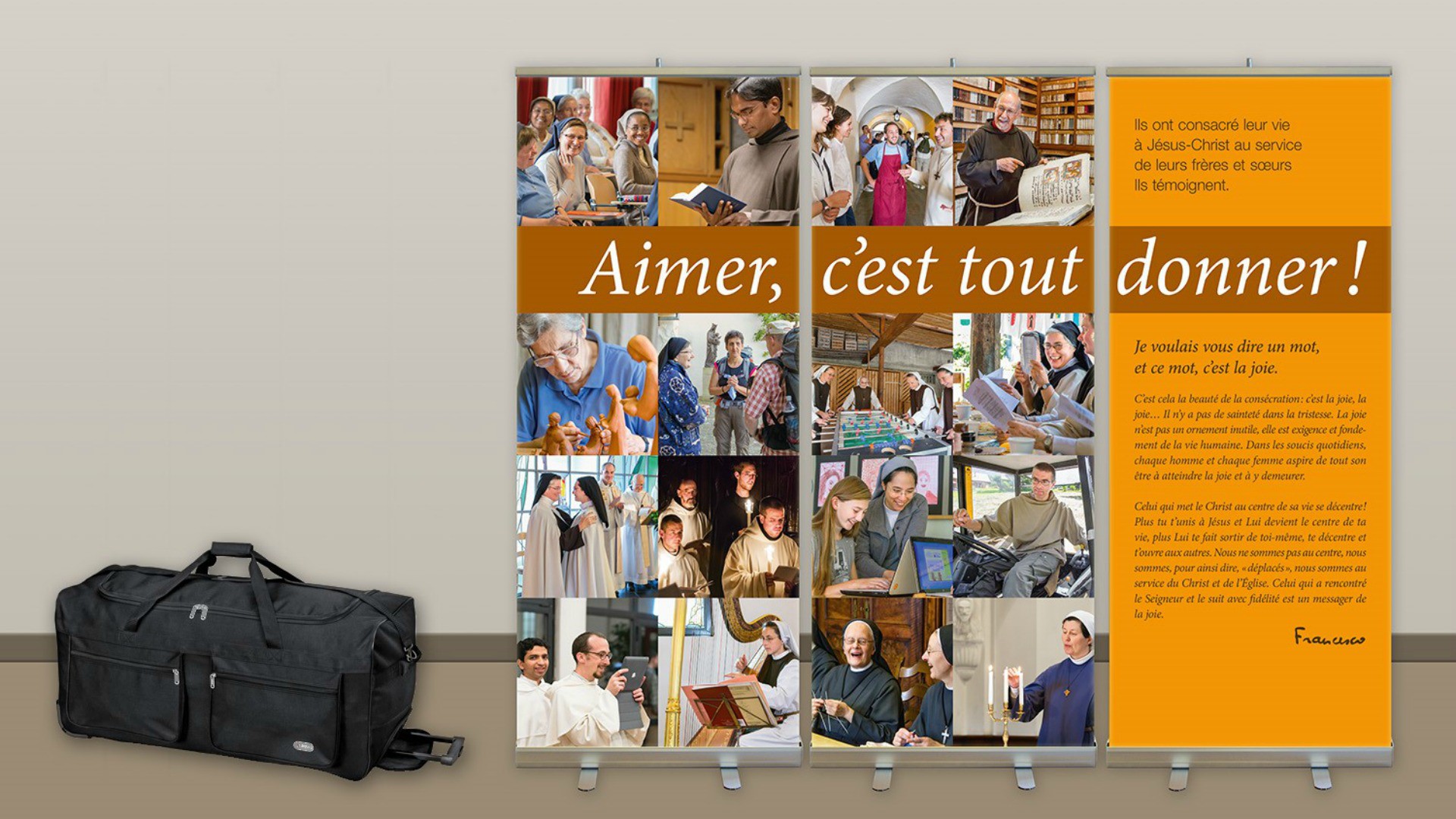  Aimer, c'est tout donner ! (Photo: vieconsacree.com) 