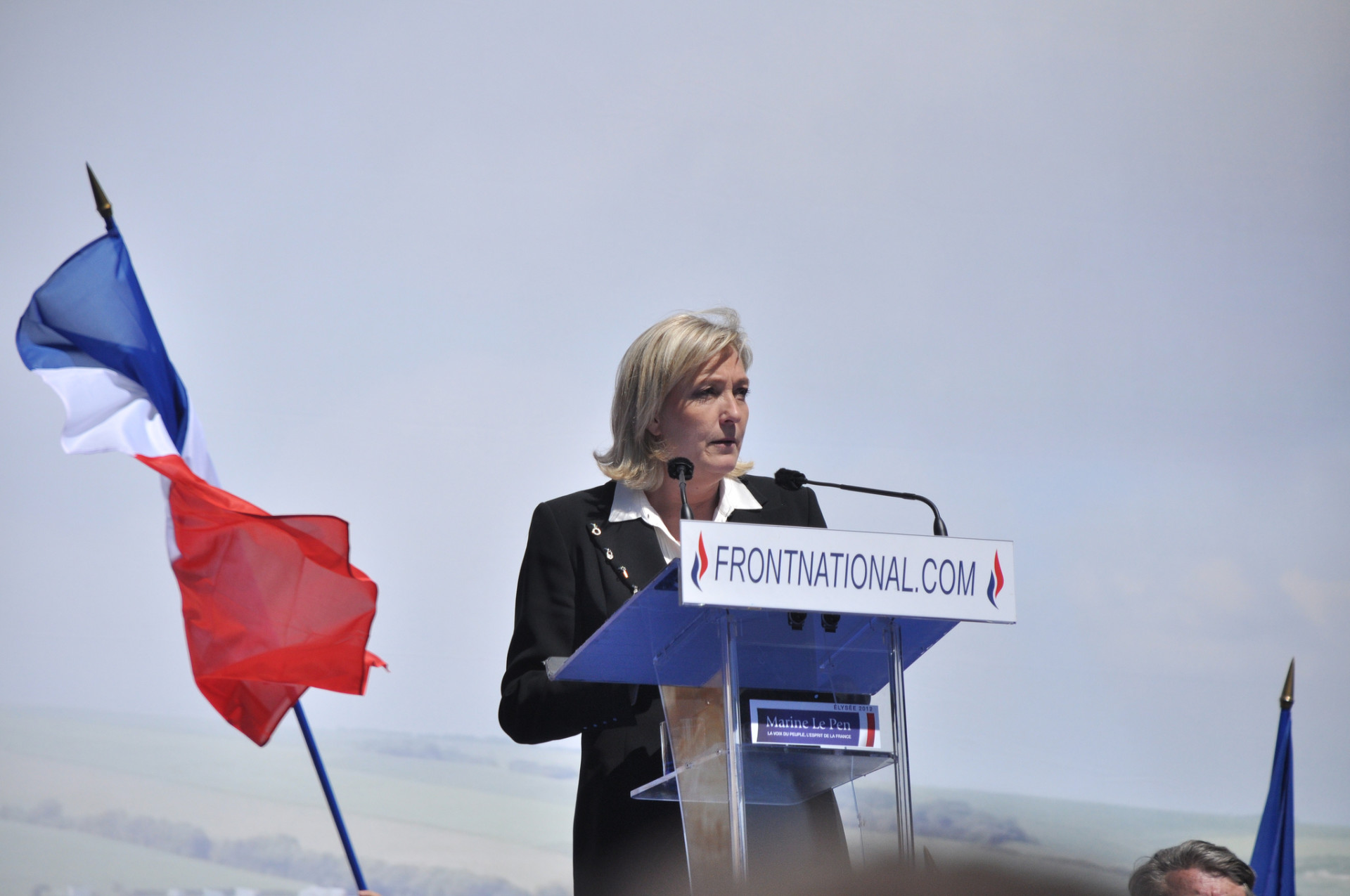 Marine Le Pen, présidente du FN, a actuellement le vent en poupe (Photo:Blandine Le Cain/Flickr/CC BY 2.0)