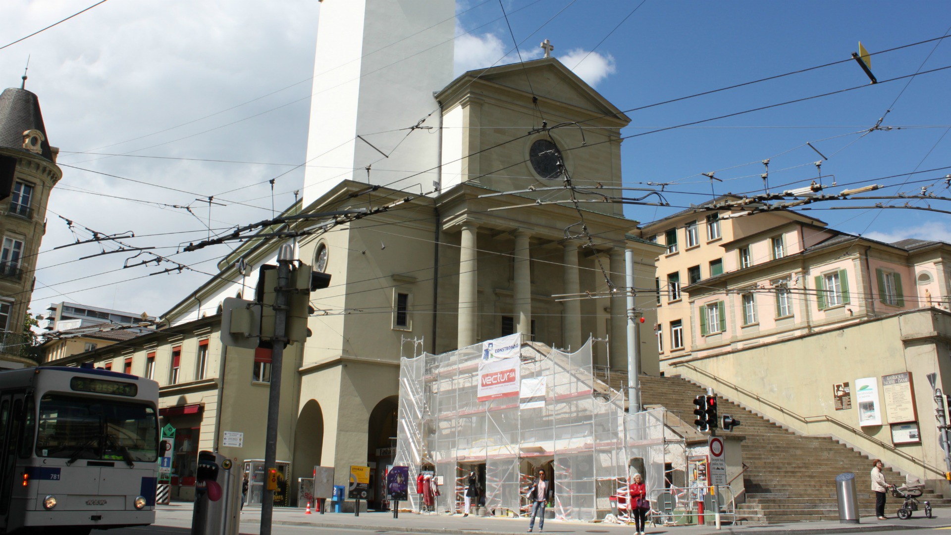 La paroisse Notre-Dame de Lausanne a accueilli les conférences du Cercle catholique depuis 1984  (Photo: B. Hallet)