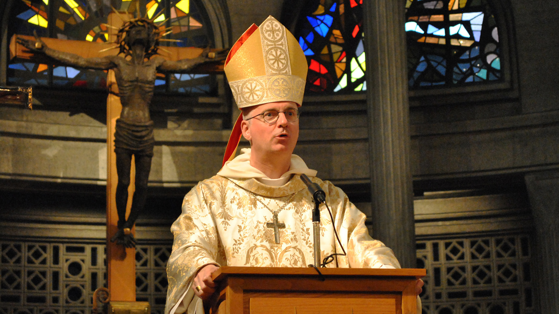 Charles Morerod, évêque de Lausanne, Genève et Fribourg (Photo: Pierre Pistoletti)