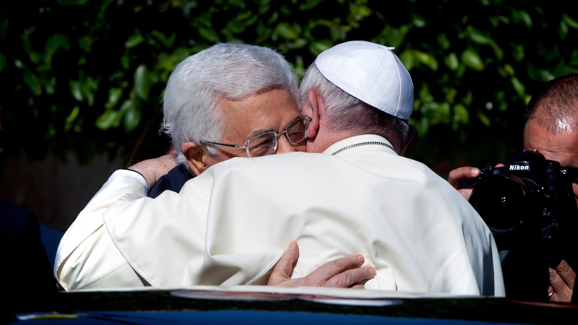 "J’ai pensé à vous car vous êtes un ange de paix" (Photo: Keystone)