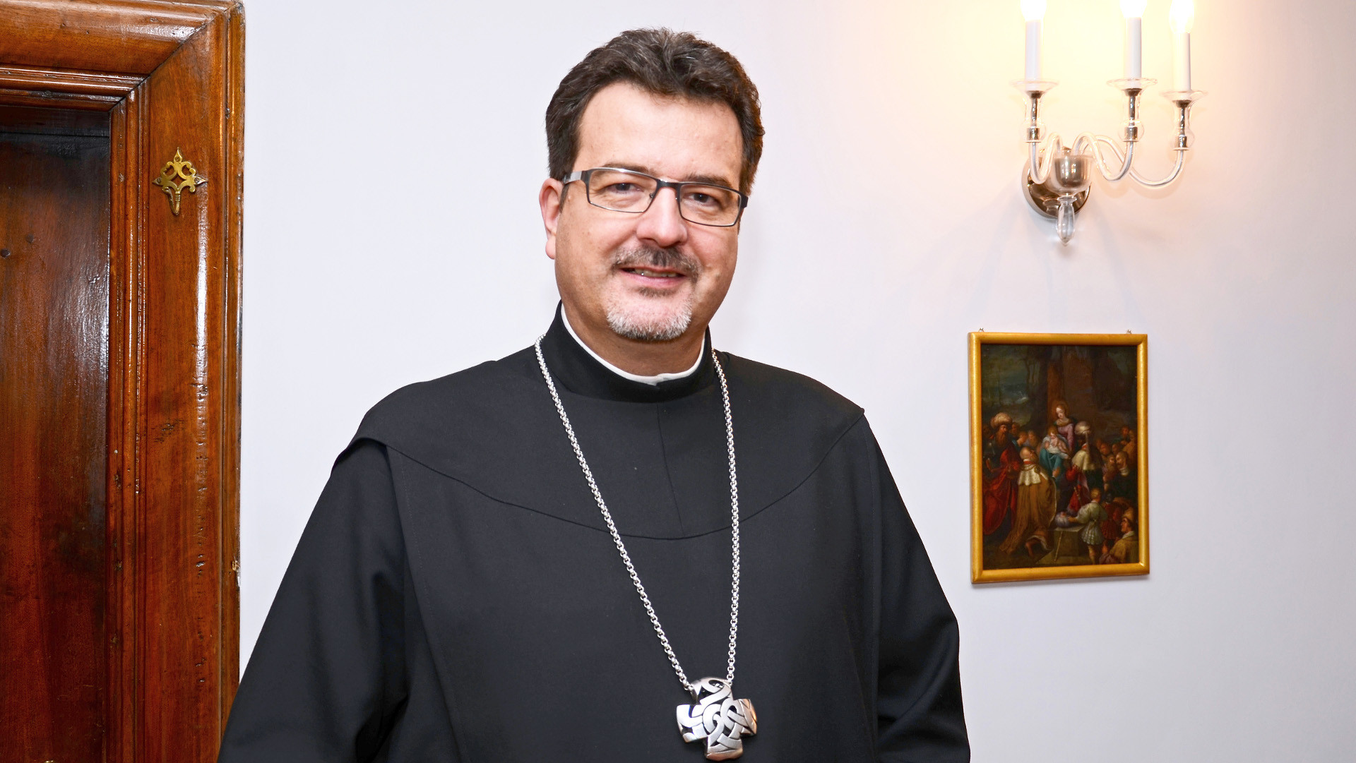 Le bénédictin Christian Meyer, Abbé d'Engelberg (Photo: zVg, 2015)