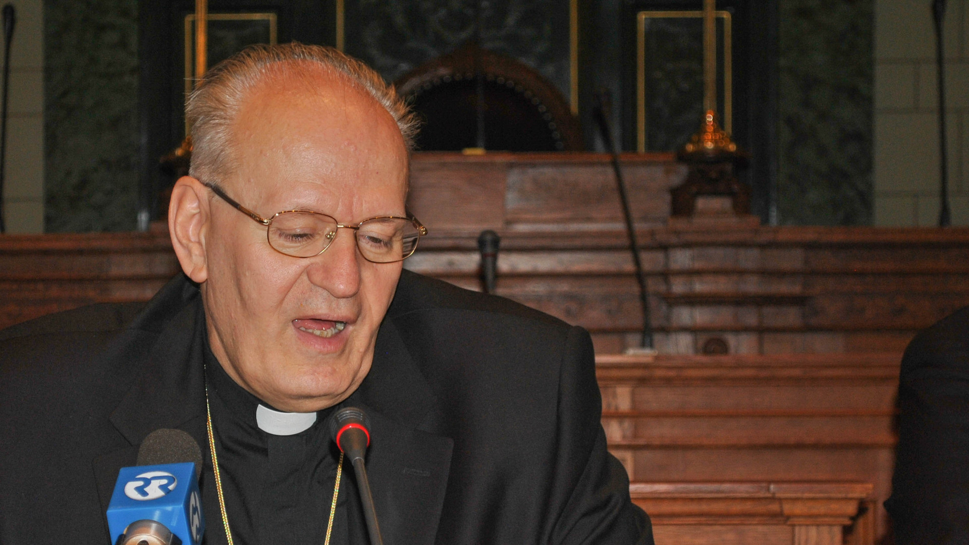 Le cardinal Peter Erdö, archevêque de Budapest-Esztergom (photo Maurice Page) 