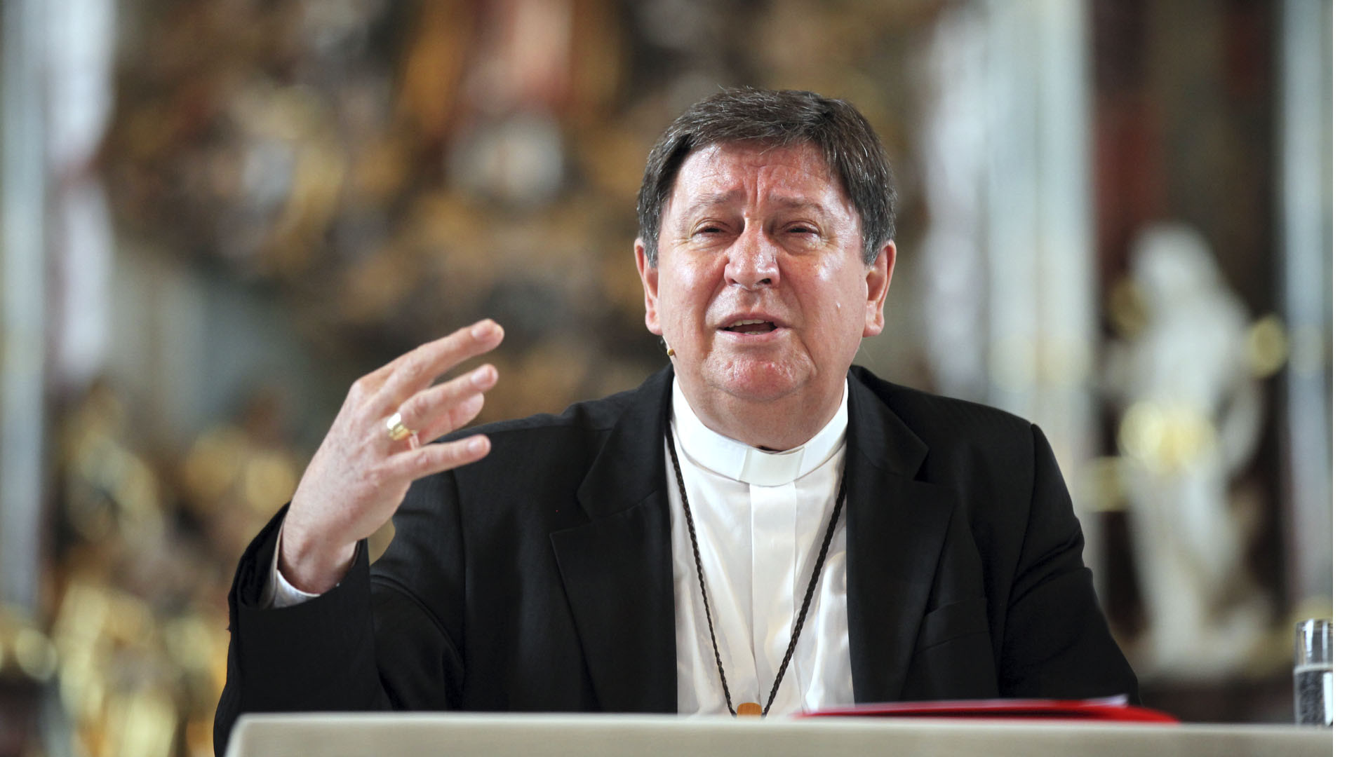 Baar le 23 juin 2015. Mgr Braz de Aviz. (Photo: Bernard Hallet)