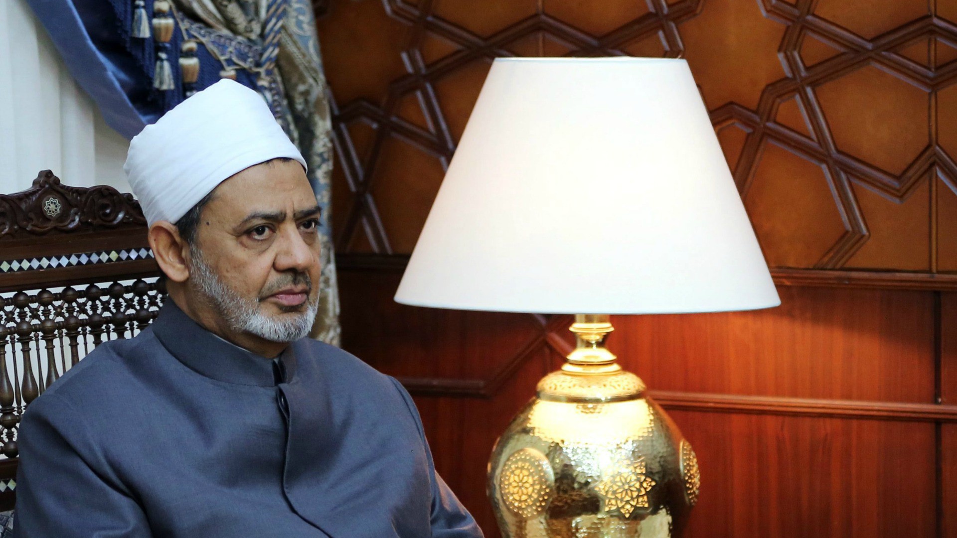 Ahmed Al-Tayeb, grand imam de l'Université Al-Azhar (Photo:Keystone)