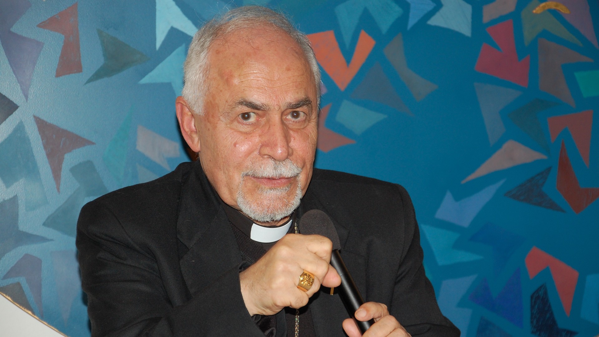 Mgr Georges Casmoussa, archevêque syro-catholique émérite de Mossoul, en Irak (Photo:  Jacques Berset) 