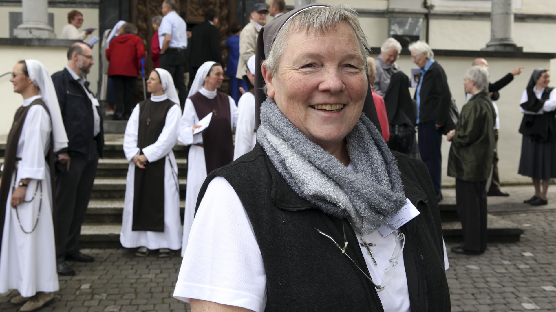 Soeur Claudia Bachmann (1956-2016), ici à Sachseln, lors de la Journée de la Vie consacrée, le 23 juin 2015. (Photo: B. Hallet)