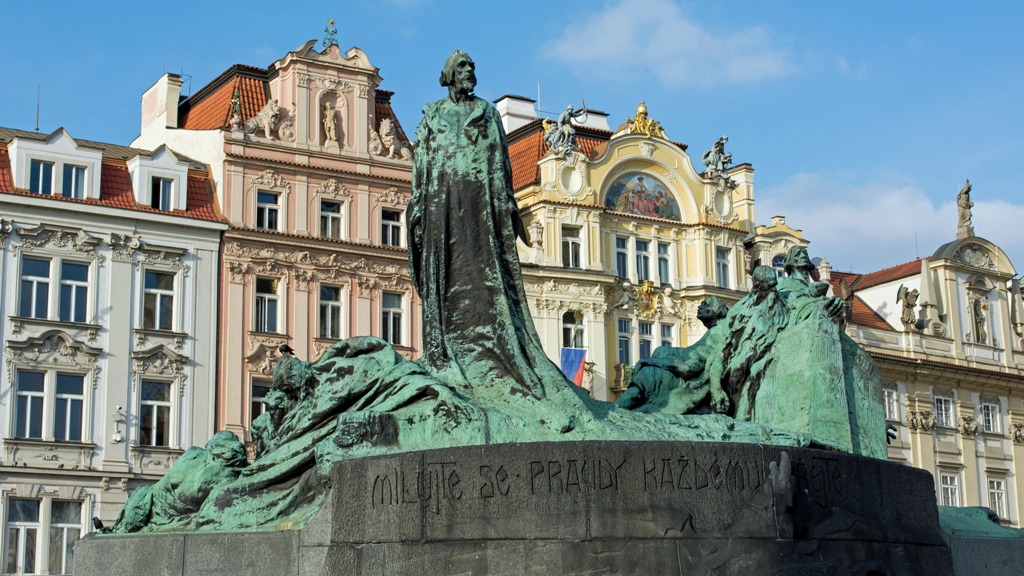Le mémorial du réformateur Jan Hus, à Prague (Photo:Troy David Johnston/Flickr/CC BY-NC 2.0)