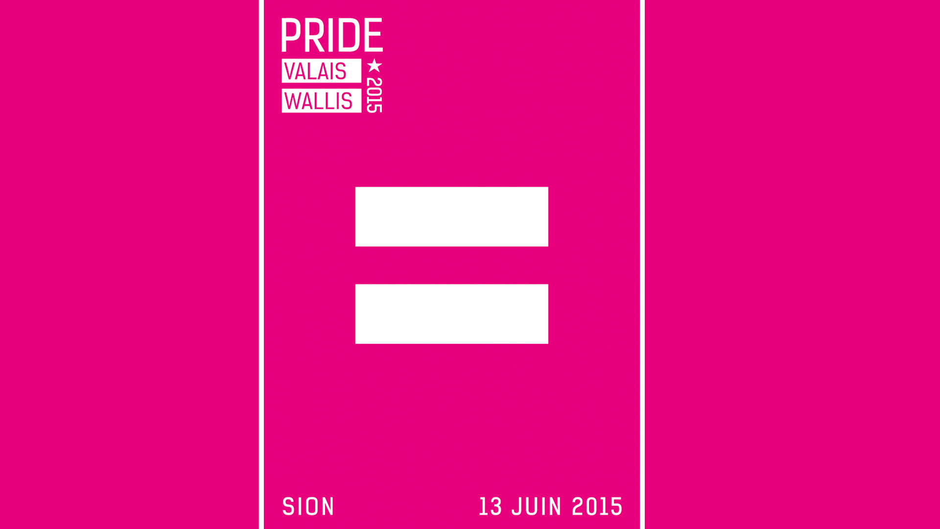 La Gay Pride se déroule à Sion, ce samedi 13 juin 2015. 