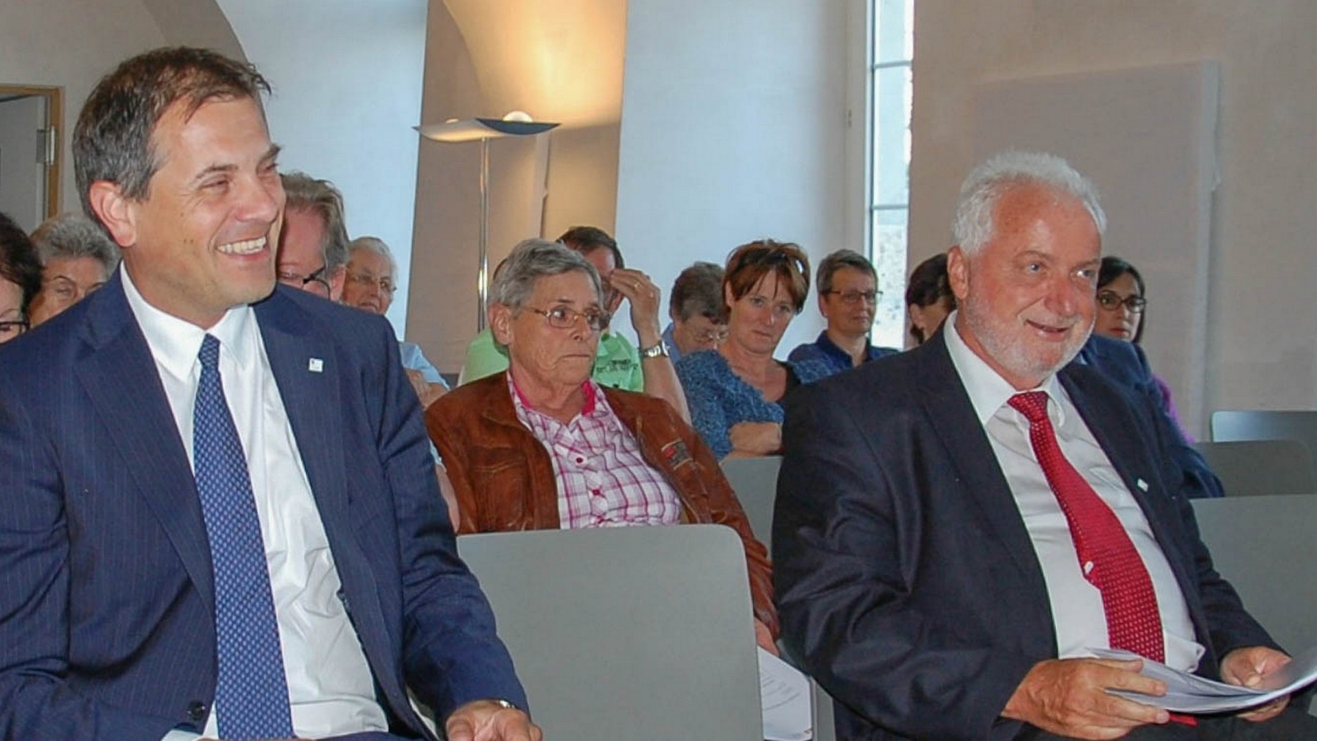 Assemblée générale 2015 de Caritas Fribourg Les présidents du Grand Conseil et du Conseil d'Etat 
