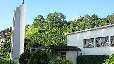 l'église catholique de Cortaillod, dans le canton de Neuchâtel a été fermée et sera vendue. (photo www.cath-ne.ch)