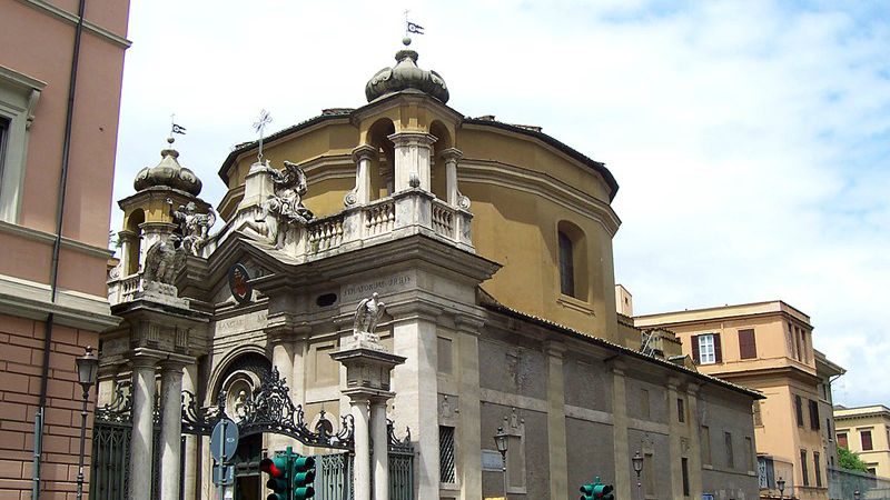 L'église Sainte-Anne-des-Palefreniers, au Vatican (Photo:Geobia/Wikimedia Commons/ CC BY-SA 3.0)