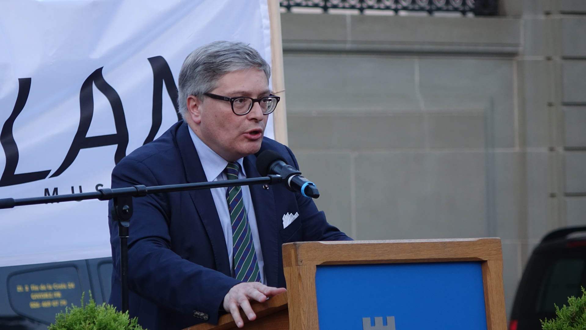 Laurent Passer, président démissionnaire de l'assemblée de la Corporation ecclésiastique catholique du canton de Fribourg  (CEC) (photo Maurice Page) 