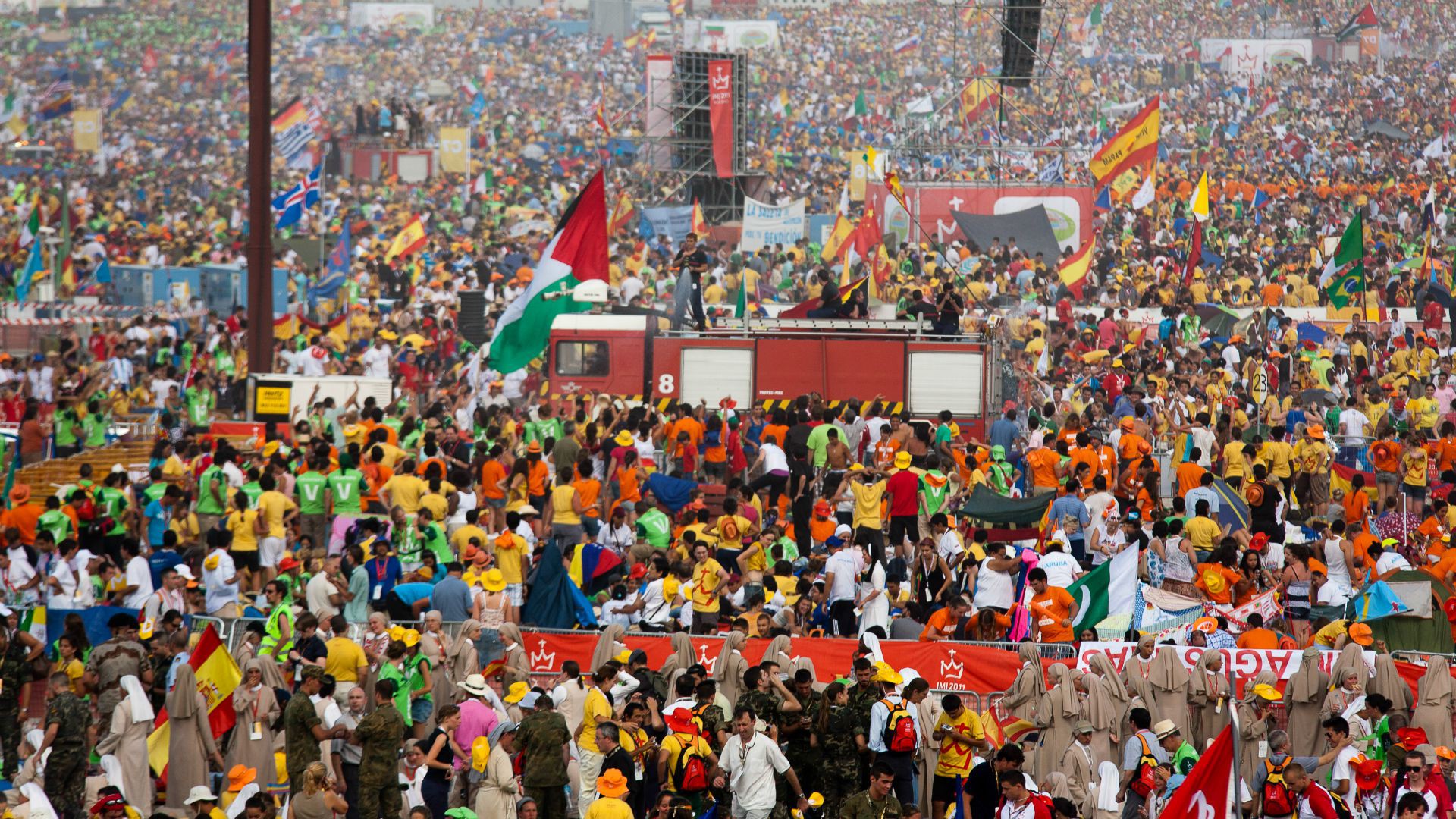 Les JMJ rassemblent  des millions de jeunes du monde entier à Madrid. (Photo: Flickr/Aires/CC BY-NC-ND 2.0)