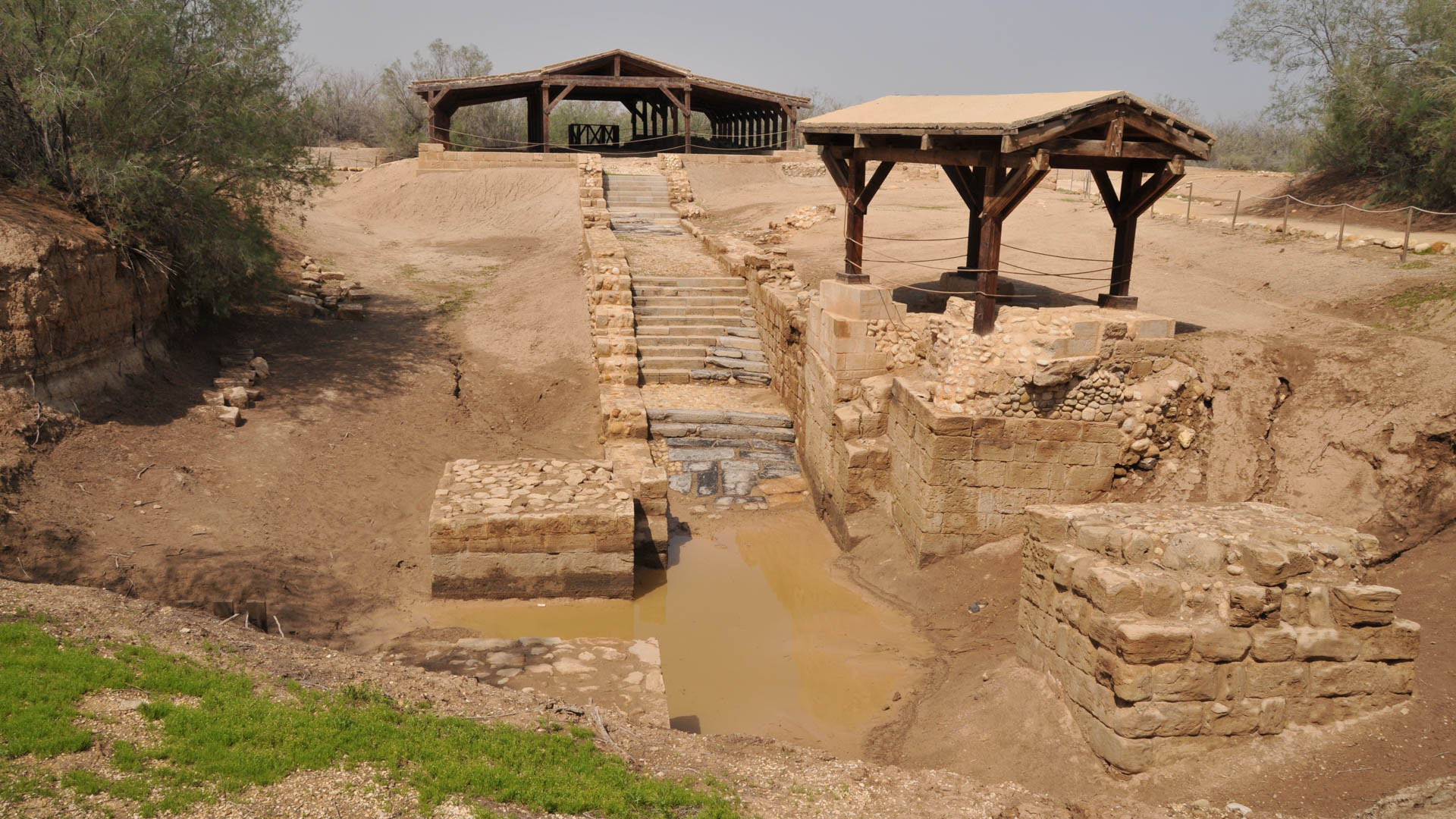 Le site du baptême du Christ à Béthanie au-delà du Jourdain, en Jordanie, a été inscrit au patrimoine mondial de l'UNESCO (photo Maurice Page) 