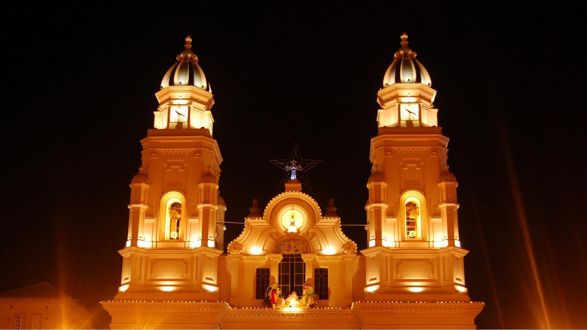 La basilique du sanctuaire marial d'El Quinche, en Equateur (photo wikimedia commons Jonathan paredes CC BY-SA 3.0)
