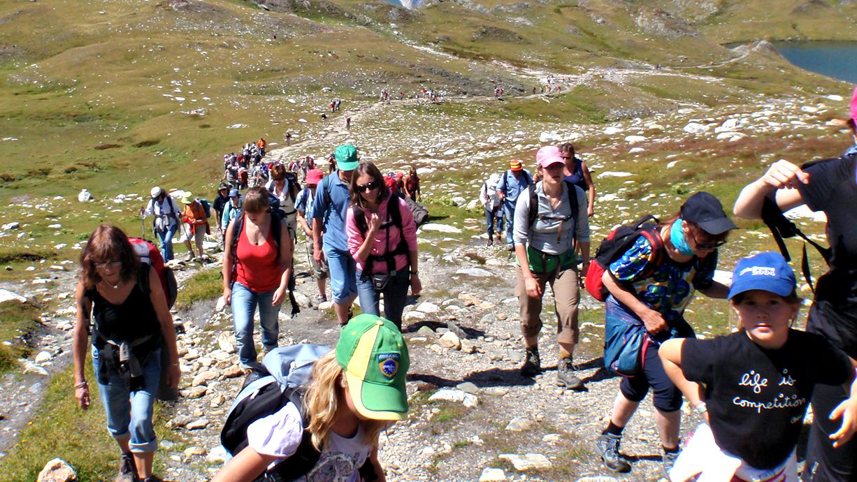 Le pèlerinage alpin du Grand-Saint-Bernard (Photo: Anne-Marie Maillard)