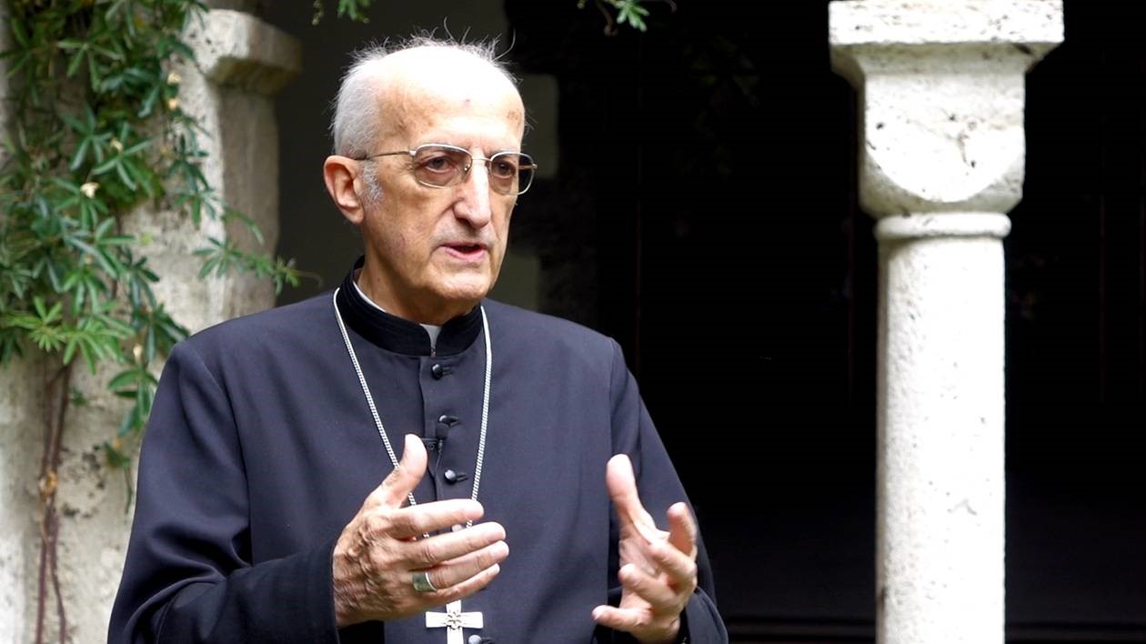 Mgr Joseph Roduit, Abbé émérite de Saint-Maurice  (photo Pierre Pistoletti) 